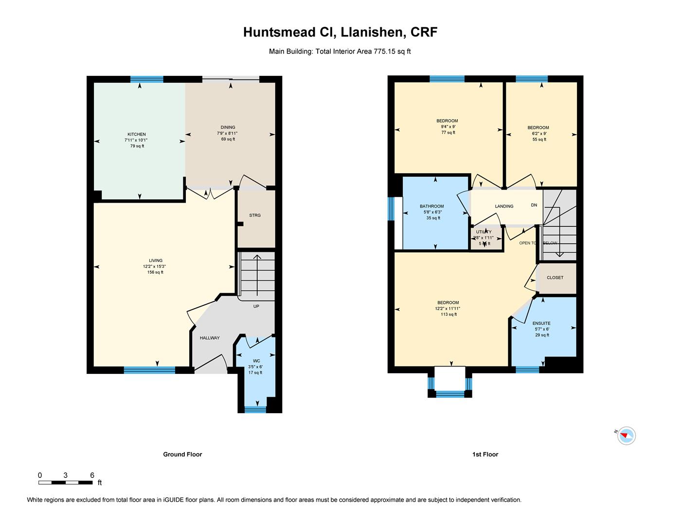 Floorplan for Huntsmead Close, Thornhill